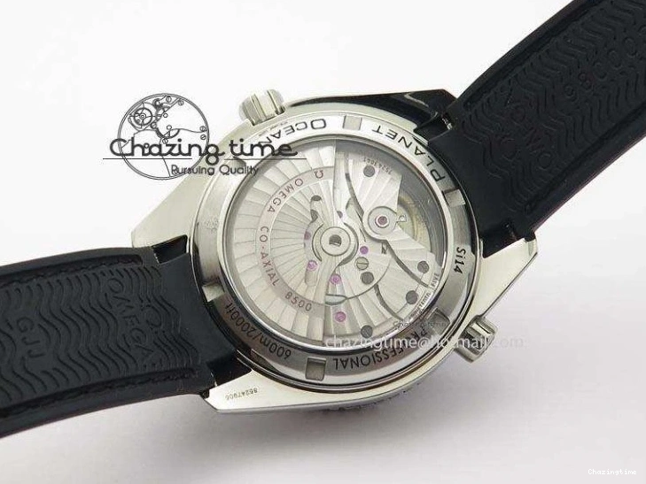 0412 Colorful Planet Ocean SS Bp Maker 45mm Black Bezel On Black Rubber Strap A 8219